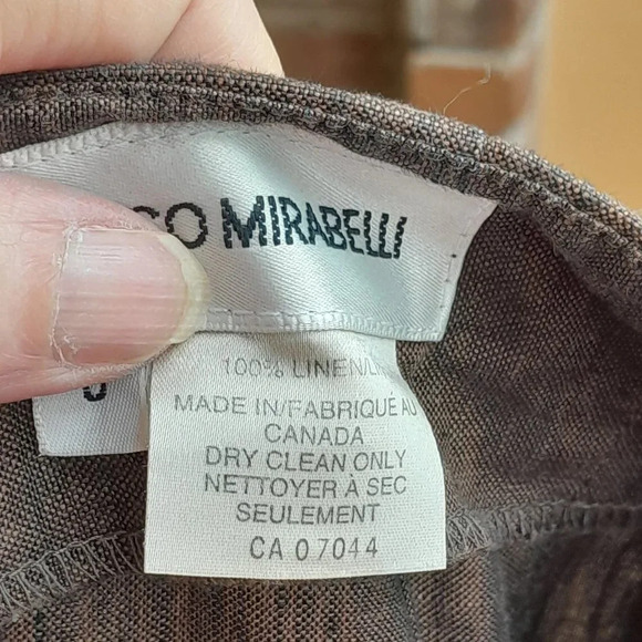 Vintage Franco Mirabelli Linen Pants - Picture 3 of 6